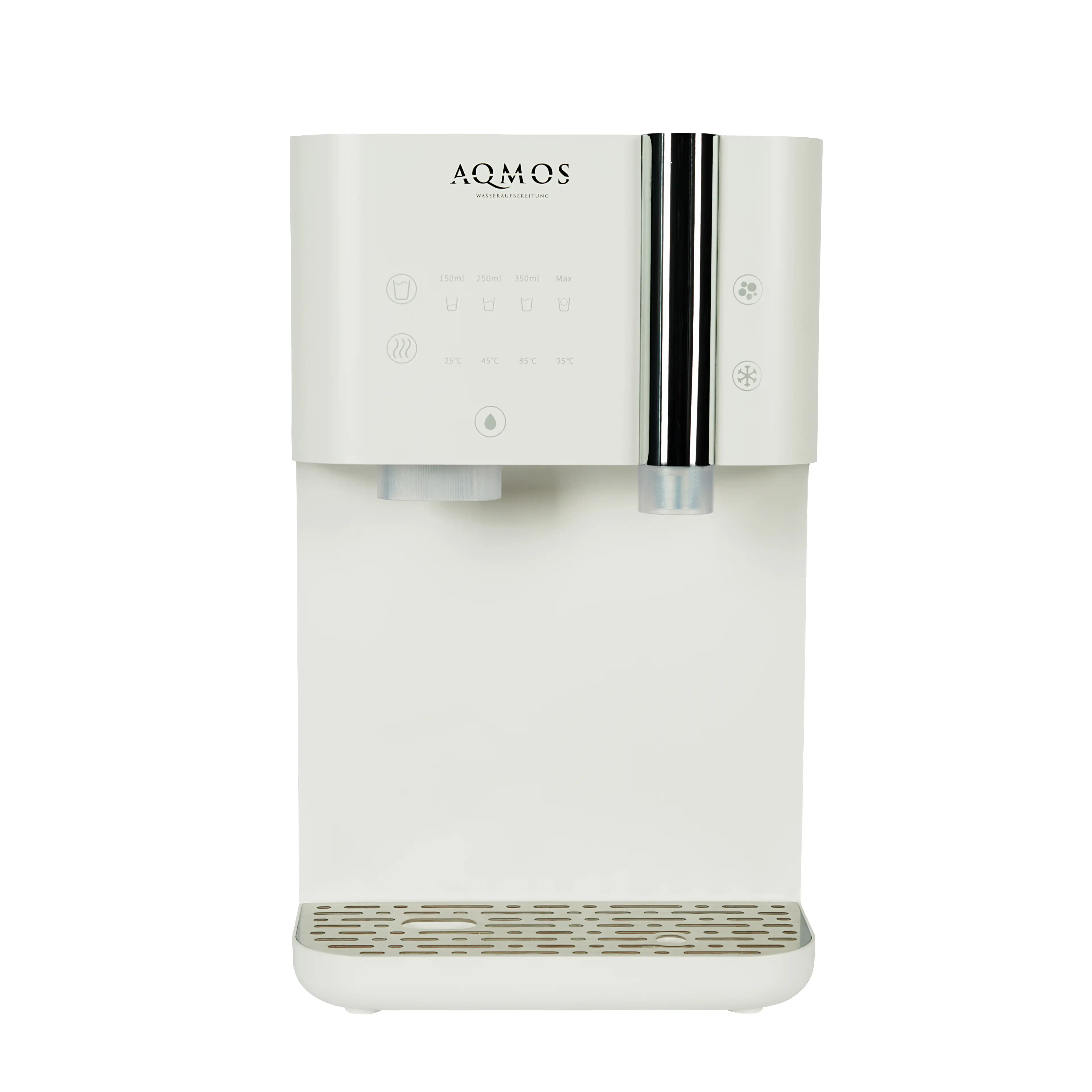 Aqmos Wasserspender mit Wasserfilter Weiss Front