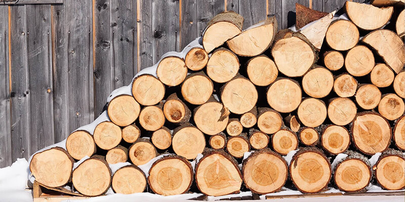 Holz für Holzvergaserkessel