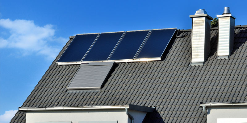 Solarthermie Dach
